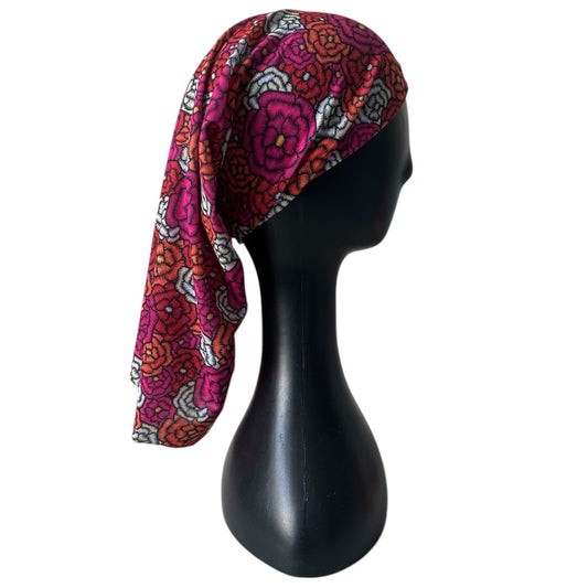 Flores bordadas Bandana
