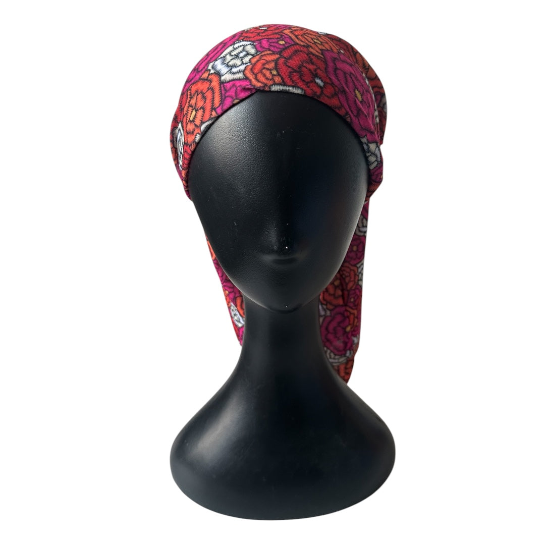 Flores bordadas Bandana