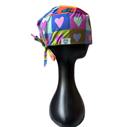 Corazones colores cuadros
