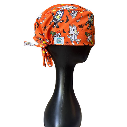 Bluey Halloween naranja